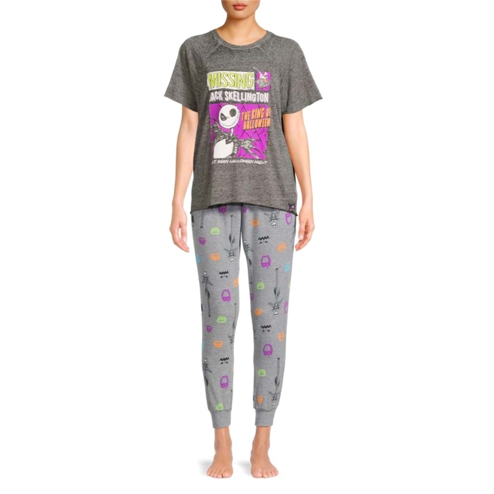 Nightmare Before Christmas Sleep Shirt and Joggers - Picture 2 of 4